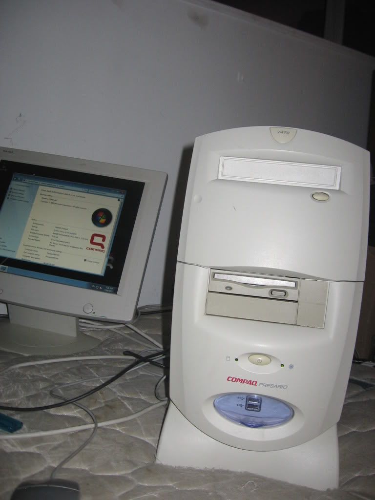 compaq presario 7470 video